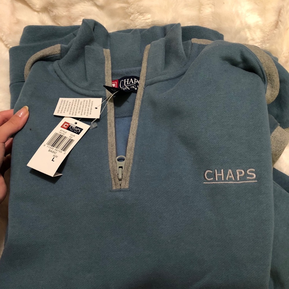 Chaps quarter zip pullover